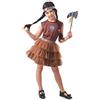 DEGUISE TOI Costume indiana chic bambina - Marrone - M 7-9 anni (120-130 cm)