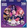 Ravensburger Puzzle 500 Pezzi KPop Demon Hunters - Puzzle Adulti +14 anni, 52 x 52 cm, Puzzle per Adulti Rotondo KPop, Poster Incluso, Idee Regalo