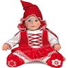 FRANCY MAGIC Costume Piccolo Cappuccetto Rosso Superbaby 6/9 Mesi