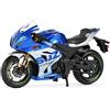 Burago Bburago May Cheong B18-51088 Suzuki GSX-R 1000 - Moto da moto, colore rosso, scala 1:18