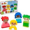LEGO DUPLO Forti Sentimenti ed Emozioni, Giochi per Bambini e Bambine da 1.5 Anni in su, Giocattolo Impilabile e Personalizzabile con 23 Mattoncini Colorati e 4 Personaggi 10415