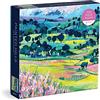 Galison 9780735371378 Painted Hills Jigsaw Puzzle, Multicoloured, 500 Pieces