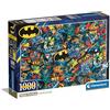 Clementoni Puzzle Impossible Batman - 1000 Pezzi - Puzzle Adulti, Poster Incluso, Puzzle Difficile, Divertimento Per Adulti, Made In Italy, 39906