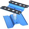 Dilwe Stazione di Riparazione Auto RC, Stazione di Riparazione Rotazione Supporto per Auto RC Regolabile Compatibile con 1/8 1/10 Modello RC(Blu)
