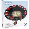 Boland Drinking Game (Set 16 Bicchierini Vetro, 1 Roulette Ø30cm, 2 Palline), Colore Nero, Rosso, 30850