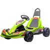 eSpidko Go Kart Elettrico per Bambini da 12 Volt - Radiocomandato - Colore Verde - Globo Giocattoli - eSpidko 42099