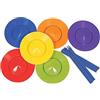 BSTCAR Set di Giocoleria 6 Piatti rotanti e 12 bastoni Gioco di Giocoleria del Circo Abilità di Equilibrio Giocattolo di Giocoleria Performance Props Clown Circus Colori per Bambini (Colorato)