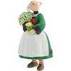 Plastoy - Becassine Con Mazzo Di Fiori Figurina, Colore Multicolore, 61024