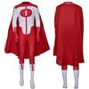 Jiumaocleu Costume Cosplay Invincibile, Mark Grayson Cosplay Tuta Omni-Man Costume Tuta Atom Eve Abiti Anime Gioco di Ruolo Completo Set Completo Abbigliamento