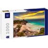 Lais Puzzle Spiaggia caraibica sulla scogliera di Tulum al Tramonto, Messico 1000 Pezzi