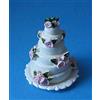The Dolls House Emporium Torta nuziale decorativa con rose rosa