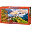 Castorland C-400164-2 Colle Santa Lucia,Italy,Puzzle 4000 Pezzi, Rosso