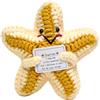 Generico Animaletti All'Uncinetto Per Supporto Emotivo | Peluche Stella Marina Morbido - Peluche Morbido Con Frasi Ispirazionali Regalo Per Bambini Compagno Per Scuola Compleanno Ragazza