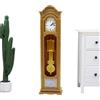 Generico Orologio a Pendolo in Miniatura | Decorazioni Vittoriane in Miniatura - Orologio a Piede per Arredamento Case di Bambole - Per Casa Ufficio Scrivania Soggiorno Camera Da Camera Dei Bambini