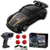 Meiurlex 1:64 Mini RC Drift Car, auto radiocomandata da 2,4 GHz, 4 WD, con faro LED, auto giocattolo, desktop RC per adulti