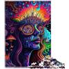 SIBREA Puzzle per adulti Natura psichedelica Puzzle da 1000 pezzi Puzzle in legno per adolescenti e adulti Ottimo regalo per adulti Dimensioni: 50x75 cm