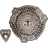 WJnflQN Tavola Ouija - Tavola Spiritica in Legno - Supporto per Decisioni da Tavolo, Accessorio per Giochi di Gruppo, Decorazione Divertente per Casa o Aula