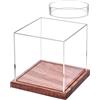 Generico per Baseball - Vetrina per Palloni da Gioco in Acrilico,Oggetti da Collezione Sportivi Vetrina Organizzatore Trasparente per Libreria E Comodino