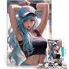 LKASGCBY puzzle 1000 pezzi per adulti Ragazza fitness anime Difficile da completare ma divertente e umoristico è ideale come regalo per tutta la famiglia 75x50cm