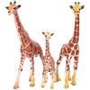 Akozon Figurine di Animali della Famiglia di Giraffe Modelli Decorazione Eper Ornamenti DucaliSet Famiglia di Giraffe (1 famiglia di giraffe)