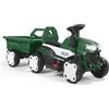 CUPCHID Auto elettrica per bambini, auto per bambini, 12 V, carico massimo 50 kg, Jeep per bambini con luci LED, musica, clacson, USB (verde-trattore)