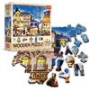 Trefl - Puzzle di vicolo Francese - 1000 Elementi, Artigianato in Legno, Forme Irregolari, 100 Figure di Symboli francesi, Puzzle Moderno di Alta qualità Fai da Te per Adulti e Bambini dai 12 Anni