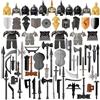 Generic Set di accessori per armi medievali antiche romane egiziane, kit di armature militari compatibili con altri mattoni, scene di battaglia e creazioni MOC per adolescenti e collezionisti