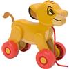 Clementoni - 17815 - Disney Simba Trainabile - Gioco da Trainare, Animale da Tirare, Gioco per La Motricità, Primi Passi, Imparare A Camminare, Bambini 10 Mesi - Made in Italy