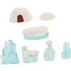 BESPORTBLE Set di 7 Pezzi di Modellini Igloo in Resina Realistici per Decorazioni Micro Paesaggio, Souvenir di Viaggio ed Educativi, per Casetta delle Bambole