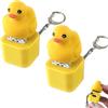 XKrmp Rechargeable Croaking Frog Keychain Toy - Keyboard Clicker Frog Fidget Toys, Colorful Lights & Satisfying Click Sounds, Fun & Portable Toy (#4)