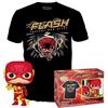 Funko POP! & Tee: DC - The Flash - Extra Large - (XL) - DC Comics - T-Shirt, Maglietta - Vestiti con Figura in Vinile da Collezione - Idea Regalo - Giocattoli e Top a Maniche Corte per gli Adulti