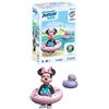 PLAYMOBIL Junior & Disney 71706 Minnie con salvagente, Include salvagente e Anatra, Giocattolo sostenibile Realizzato in plastica a Base vegetale, Giocattolo per Bambini dai 12 Mesi in su