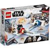 LEGO Star Wars Action Battle Attacco al Generatore di Hoth con Due Minifigures Snowtrooper e Un Trooper Ribelle, Set di Costruzioni Ricco di Dettagli per Bambini +7 Anni e per Collezionisti, 75239