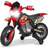 FEBER - Moto da Cross 400F batteria da 6V, fari, suono Motore, clacson e due ruote posteriori per la stabilità. Peso supportato 35 kg,+ 3 anni, Famosa (FEN4600)