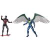 Marvel Spider-Man Epic Hero - Confezione di 2 statuette 10 cm - Figure Miles Morales + Marvel's Vulture
