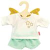 Heless 2175 - Vestiti per Bambole con Angelo Custode Hope, 2 Pezzi con Maglietta e Pantaloncini per Bambole e Animali di Peluche della Taglia 35-45 cm