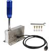 ZGUZMCMK USB Sequenziale Shifter Metallo PC Cambio Sequenziale Simulazione Videogioco Freno a Mano USB per Gioco Compatibile con Ruote Volante TMX G923, Blu