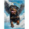 Generic Angel Rottweiler puzzle 300/500/1000 pezzi - Pet Memorial to your amato Rottweiler (500 pezzi (38 × 52 cm)