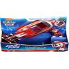 Paw Patrol Aqua Pups, Chase Transforming Shark Vehicle con action figure da collezione, giocattoli per bambini dai 3 anni in su