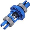 Alomejor Coppa differenziale RC con Cuscinetto in Metallo Trasmissione differenziale differenziale Compatibile con Wltoys K989 / K969 1/28 Telecomando Auto(Blu)