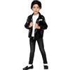 Funidelia | Giacca T-Birds - Grease per bambino Anni 50: Rock & Roll, John Travolta, Grease, Film e Cinema - Accessori per bambini, accessorio per costume - Taglia 5-6 anni - Nero