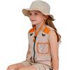 Generico Kit Da Esploratore Per Bambini | con Tasche Abbigliamento Lavabile - Gilet Cargo Da Esploratore Per Bambini,per Ragazzi e Ragazze Avventure all'Aperto Escursioni Esplorazioni nei Parchi Naturali