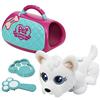 Giochi Preziosi - Pet Parade, Carry Kit con Cucciolo e Portantina, Rosa/Blu