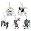 JUSONGKWCP 8 Pezzi Murder Uzi Drone Figura Portachiavi J N Cosplay Carino Ciondolo Acrilico Murder Dron Keychain Decorazioni Set