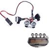AXspeed RC Tetto Luci Lampada per Axial Scx24 AXI00001 C10 1/24th Crawler Car Upgrade Accessori