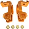 ULIIK Lega di alluminio a forma di C Seat C Hub Carrier RC parti di aggiornamento per ZD Racing DBX-07 EX-07 1/7 RC Car (arancione)