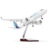 QIYUMOKE Modello di aereo prototipo A320 in scala 1/100 per Airbus A320 con supporto (14-L) Modello di aereo prefabbricato per adulti, regali creativi per l'aviazione, supporto da esposizione