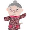 MUSISALY Marionetta da Mano Nonna Ultra Morbido, Burattino Educativo per Dai 3 Anni, Pupazzo di Peluche Leggero per Giochi di Narrazione e Attività Familiari