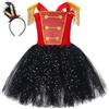 Generico Costume Da Circo Per Bambine | Vestito Natalizio Schiaccianoci con Fascia per Capelli | Abbigliamento per Cosplay Festival Scuola Eventi Quotidiani Autunno Halloween