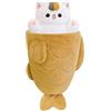 Freefire Peluche a forma di gatto, gattino, pesce 2 in 1, peluche Kawaii, per bambini, ragazze, 3 anni (60 cm)